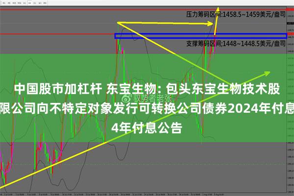 中国股市加杠杆 东宝生物: 包头东宝生物技术股份有限公司向不特定对象发行可转换公司债券2024年付息公告