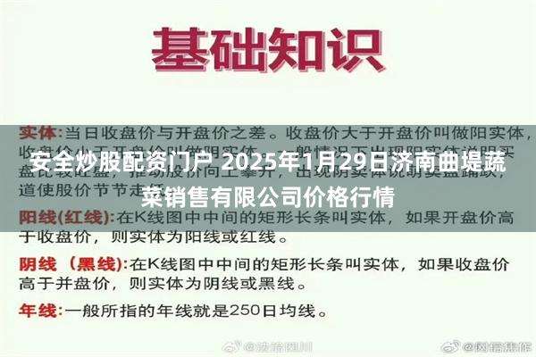 安全炒股配资门户 2025年1月29日济南曲堤蔬菜销售有限公司价格行情